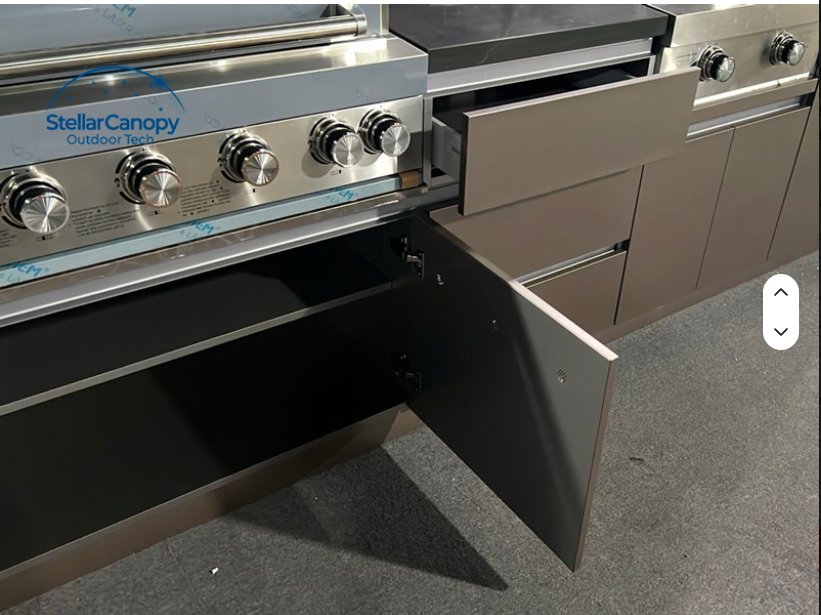 304 Stainless Modular Outdoor Kitchen Cabinet Island Set