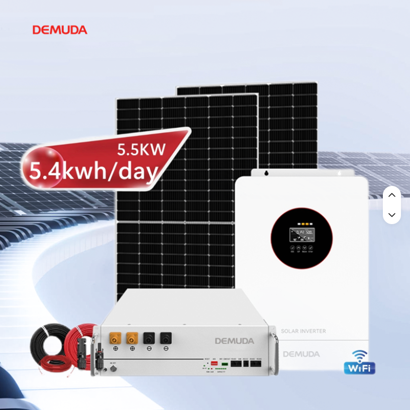 5kW Hybrid Home Solar Energy Storage Kit (Inverter + LiFePO4 + Panels)