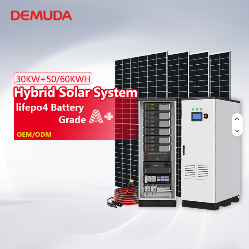 5kW Hybrid Home Solar Energy Storage Kit (Inverter + LiFePO4 + Panels)