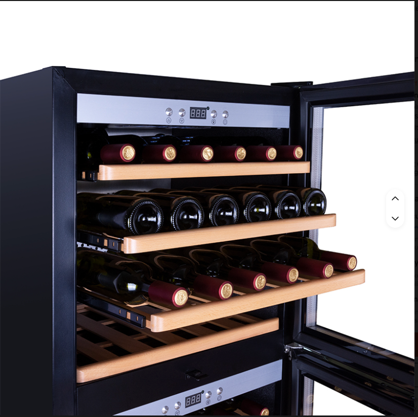 126-Bottle Dual-Zone Freestanding Wine Cooler