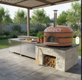Wood-Fired Ceramic Outdoor Pizza Oven