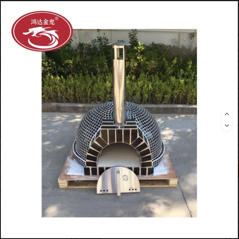 Wood-Fired Ceramic Outdoor Pizza Oven