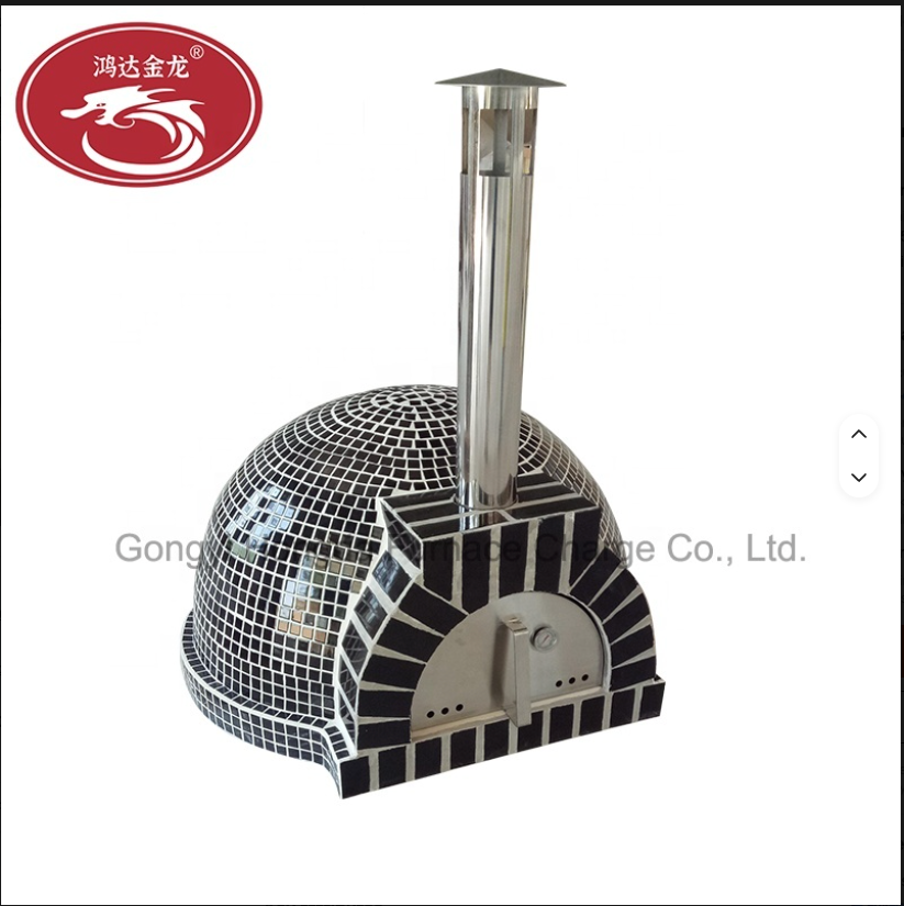 Wood-Fired Ceramic Outdoor Pizza Oven