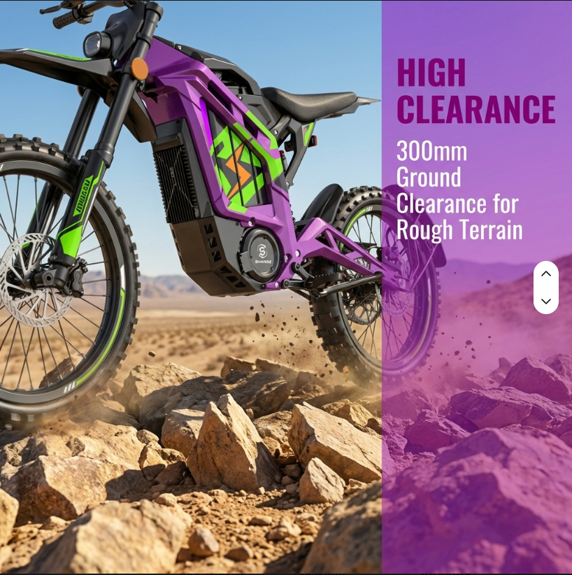 72V 3000W Adult Electric Dirt Bike