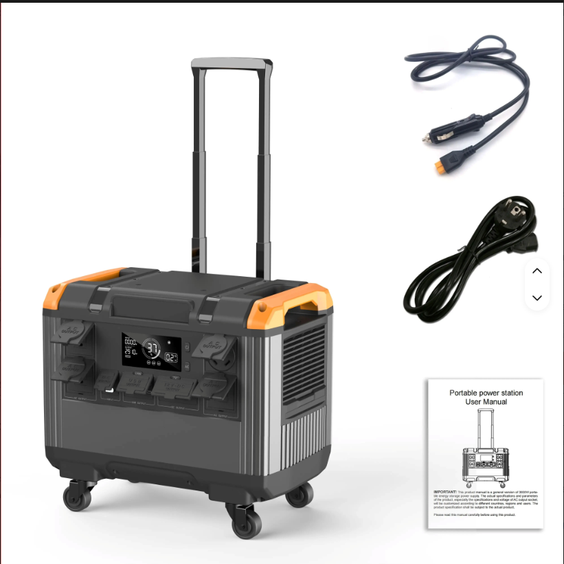 3000W 2688Wh LiFePO4 Portable Home Power Station