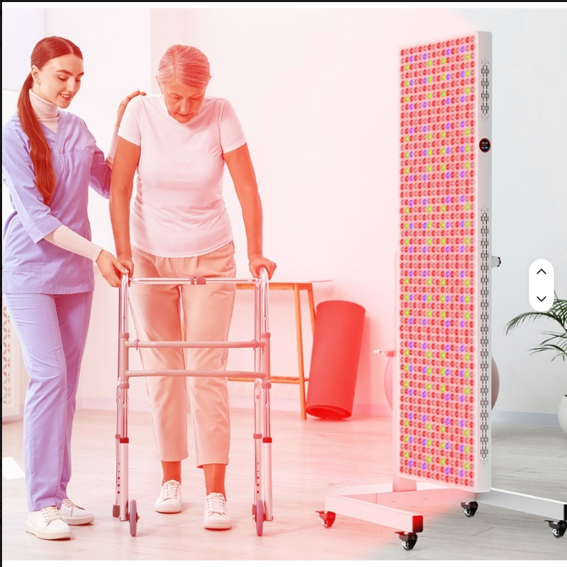 Full-Height Standing Red Light Therapy Panel