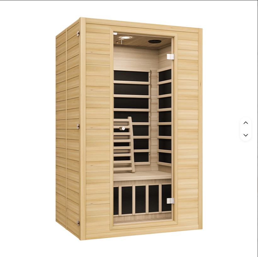 2-Person Canadian Hemlock Far Infrared Sauna Cabin