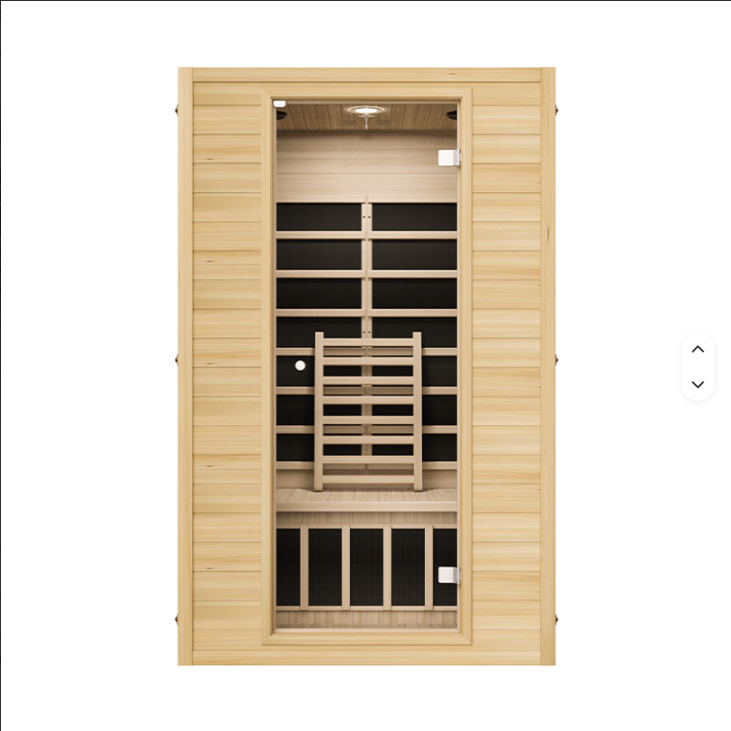 2-Person Canadian Hemlock Far Infrared Sauna Cabin
