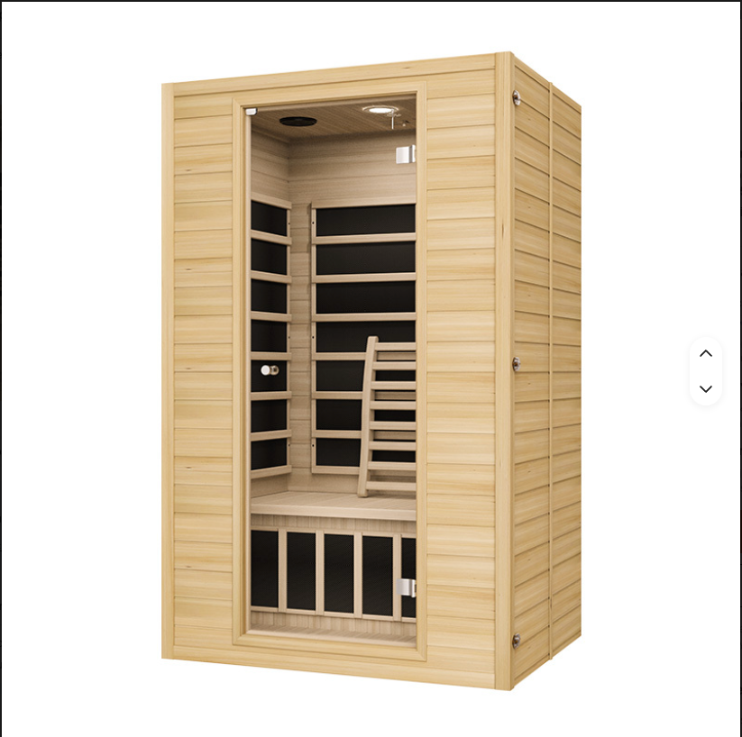 2-Person Canadian Hemlock Far Infrared Sauna Cabin
