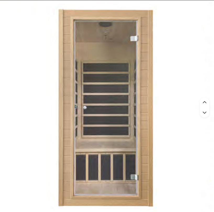 2-Person Canadian Hemlock Far Infrared Sauna Cabin