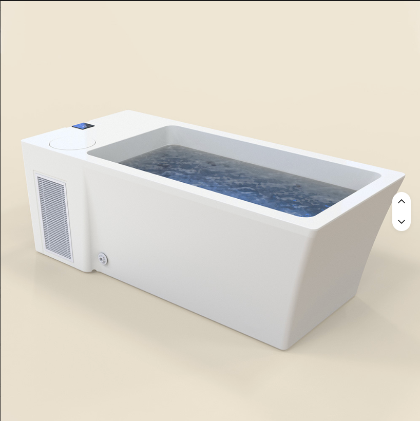 Acrylic Cold Plunge Tub with Built-In 1HP Chiller