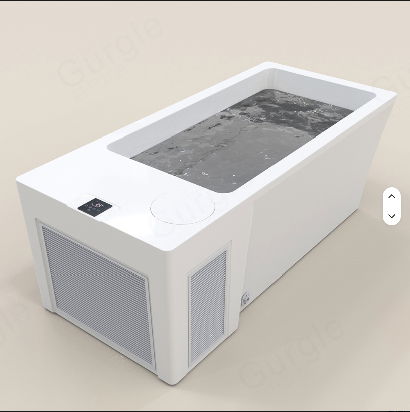 Acrylic Cold Plunge Tub with Built-In 1HP Chiller