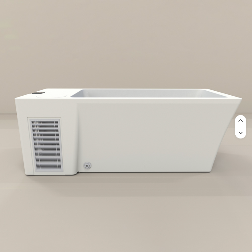 Acrylic Cold Plunge Tub with Built-In 1HP Chiller