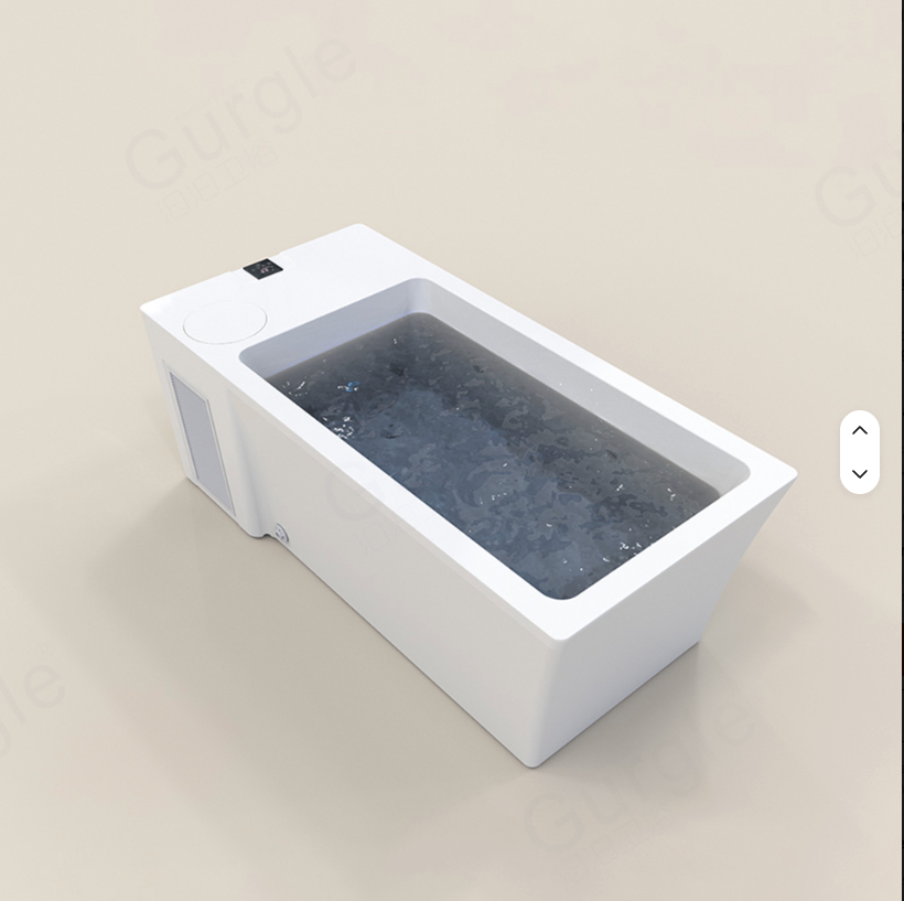 Acrylic Cold Plunge Tub with Built-In 1HP Chiller
