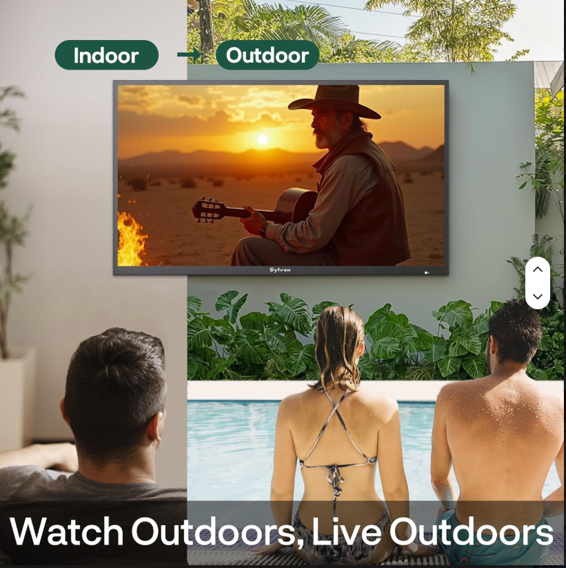 55–75 Inch Outdoor Waterproof 4K Smart TV (IP66)