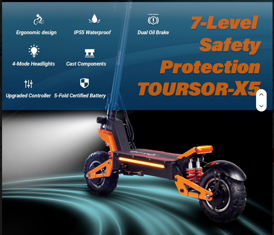 3000W Dual-Motor Foldable Fat-Tire Adult Electric Scooter